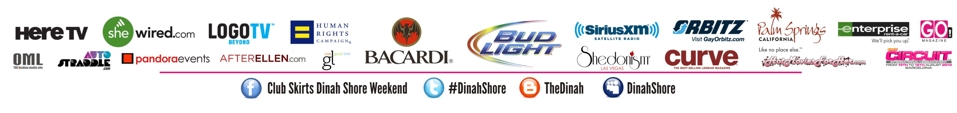 The Dinah 2012 sponsors