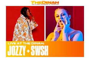 The Dinah will bring hip-hop sensation Jozzy and R&B/Soul pioneer SWSH to the Sunday pool party stage!